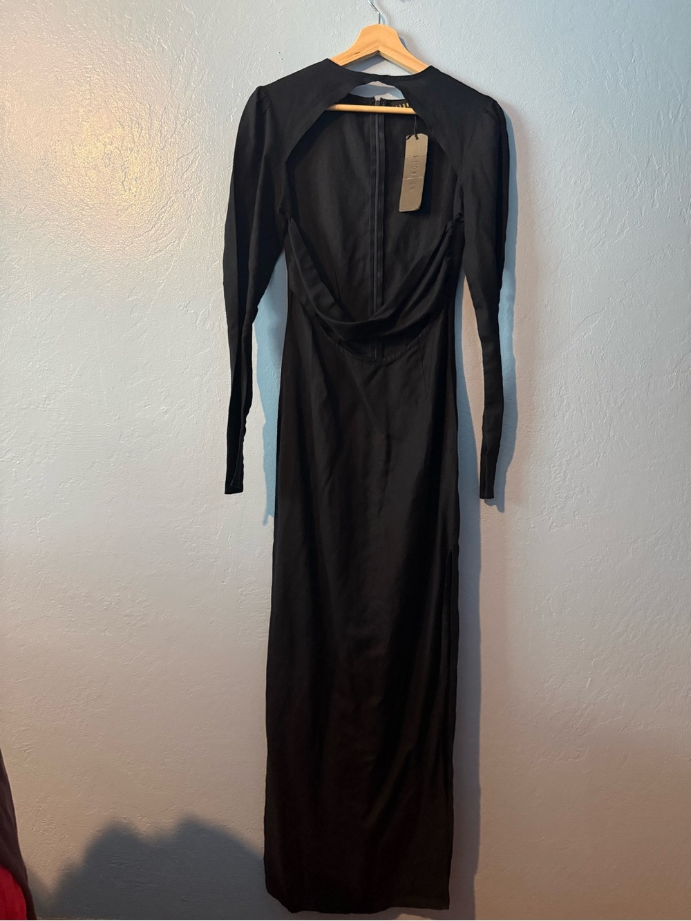 Lioness Long Sleeve Navy Maxi Dress